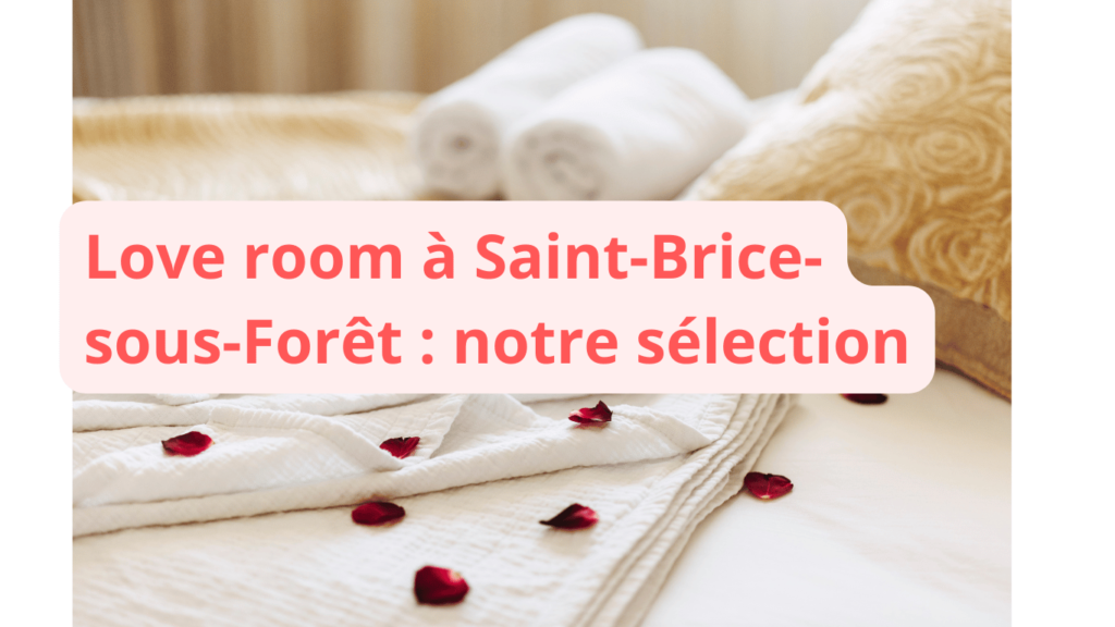 Love room à Saint-Brice-sous-Forêt : notre sélection